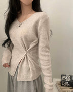 Bamboo Button Knit