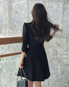 [ Pre-order ] Glen Tweed Dress - Mini / Long