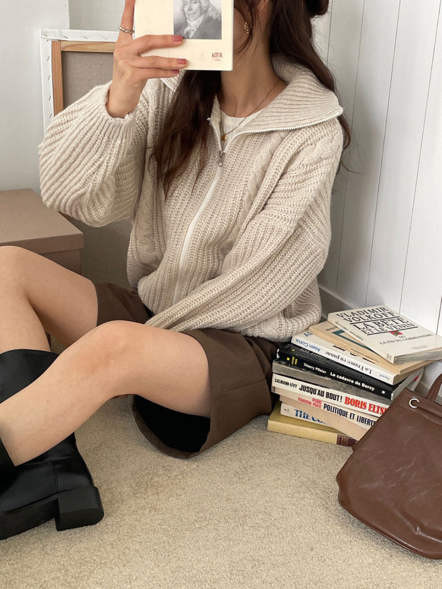 Days Knit Zip-Up
