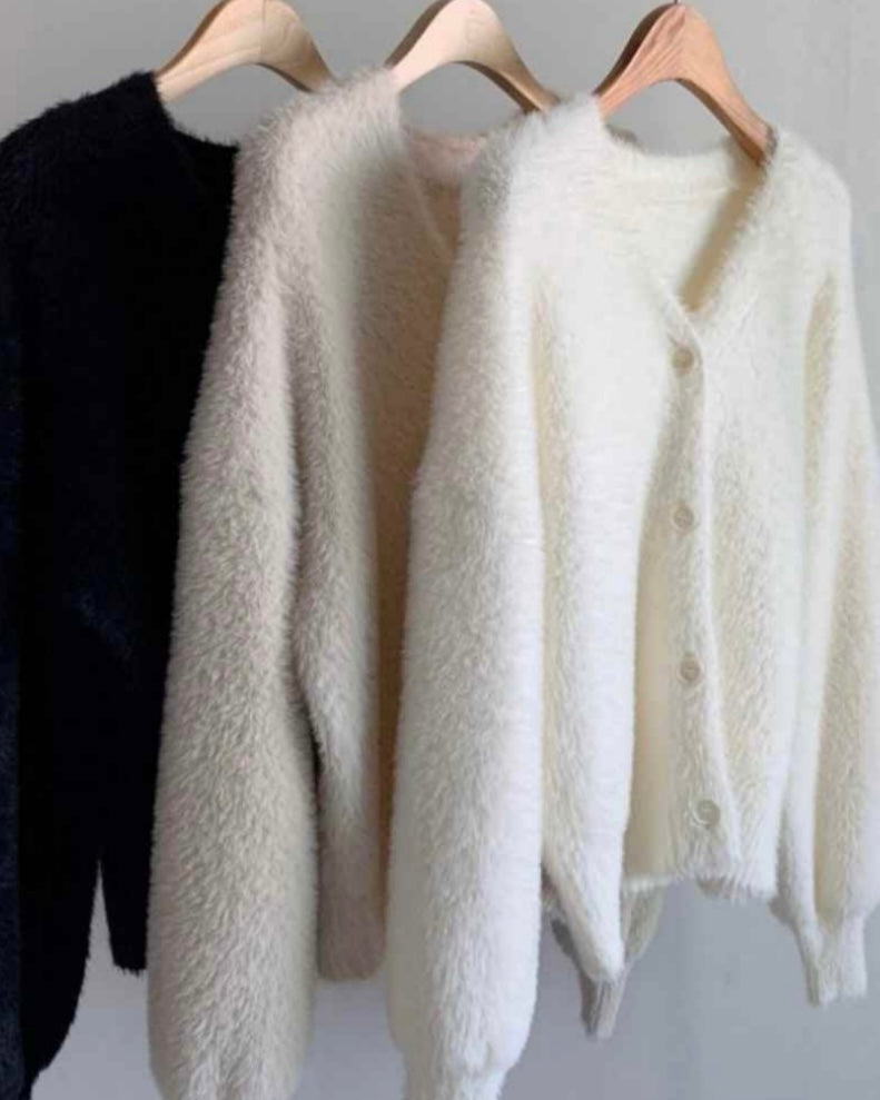 Joo Angora Cardigan – YVONNE