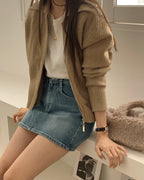 Onion Knit Zip-Up