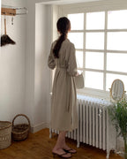 Drape Turtle-Neck Dress