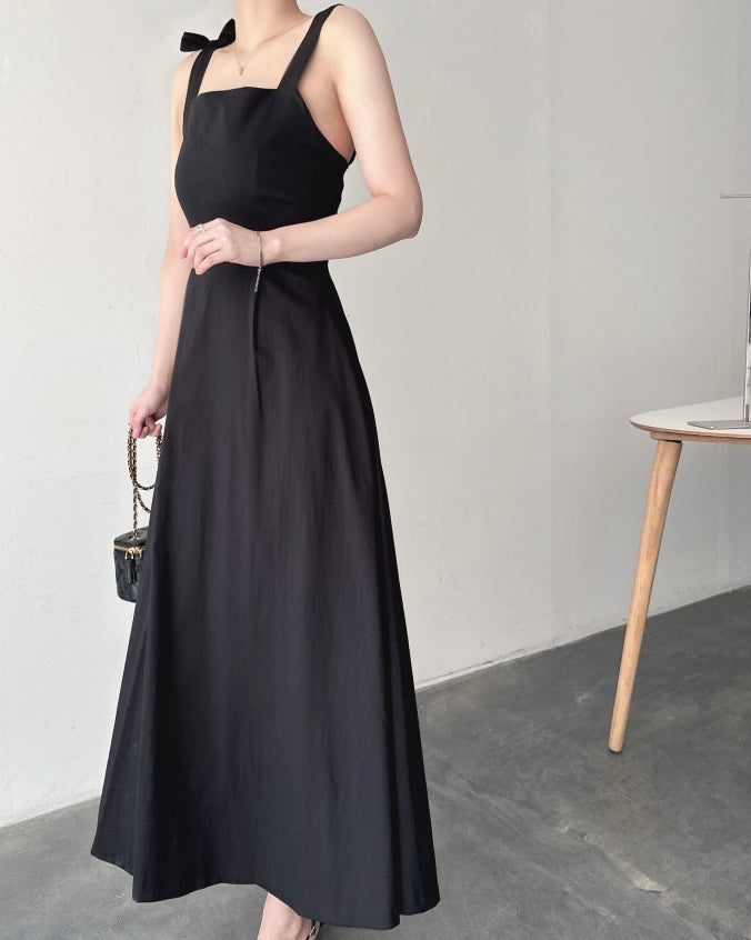 One Ribbon Long Dress