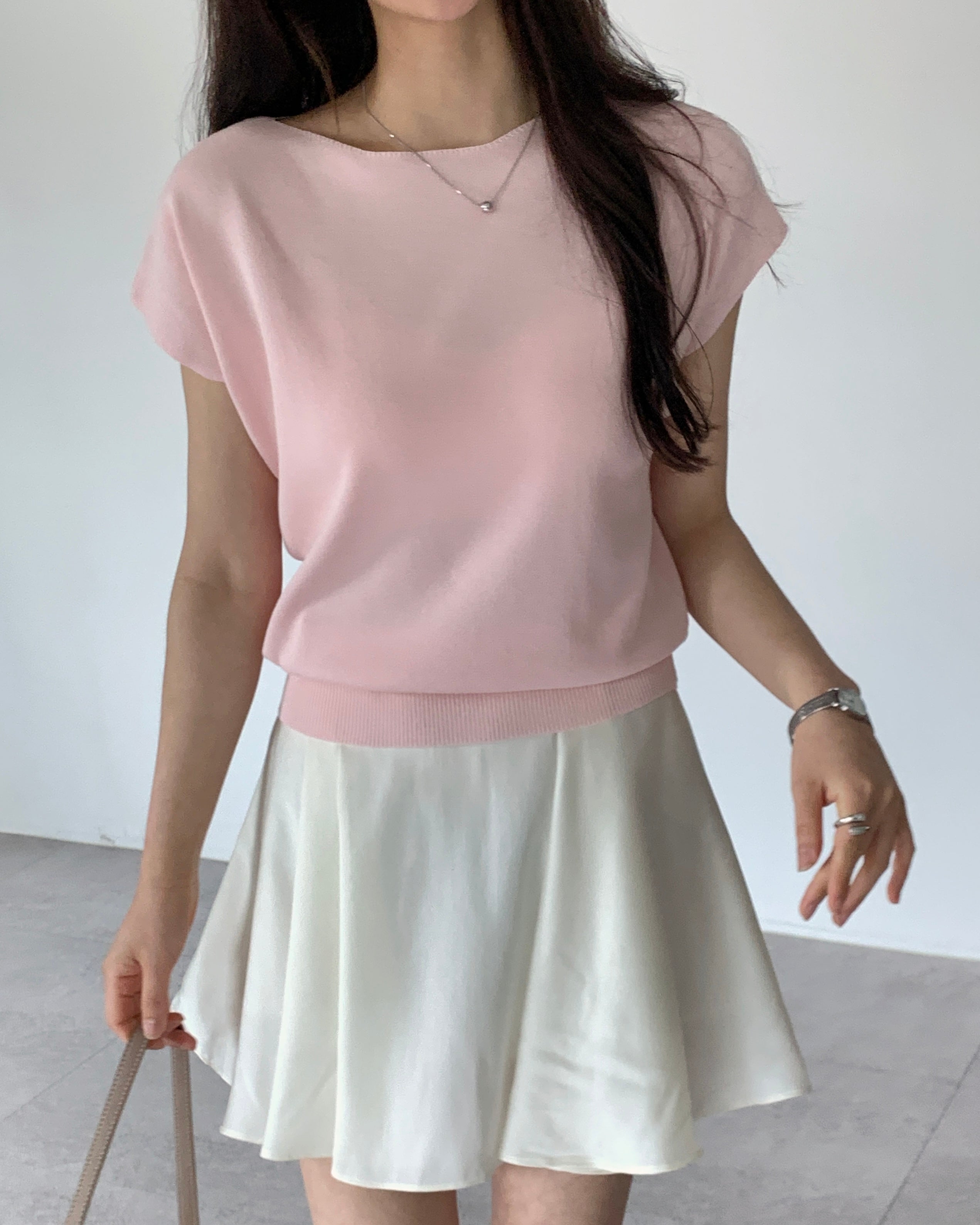 Cool Cap-Sleeve Knit
