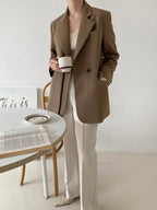 Double-layer One Button Jacket