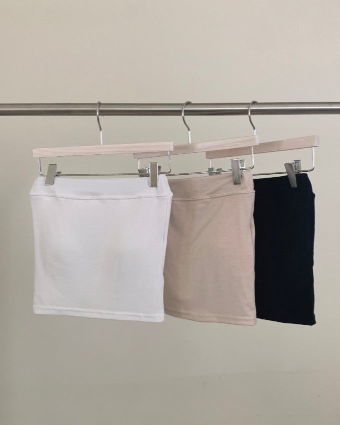 Built-In Padded Banding Tube Top