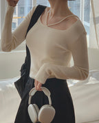 Serene Strap Ribbed Knit Top