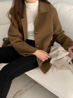[ Pre-order ] Panna Half Wool Coat