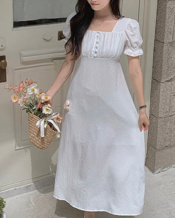 [ Sale Excluded ] Kong Button Dress