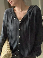 Egg Hoodie Cardigan