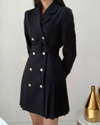 Pleats Jacket Dress