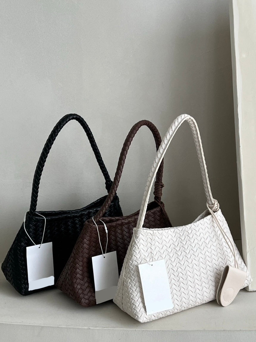 Nola Woven Curve Bag (+Pouch)