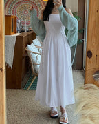 Pleats Sleeveless Dress