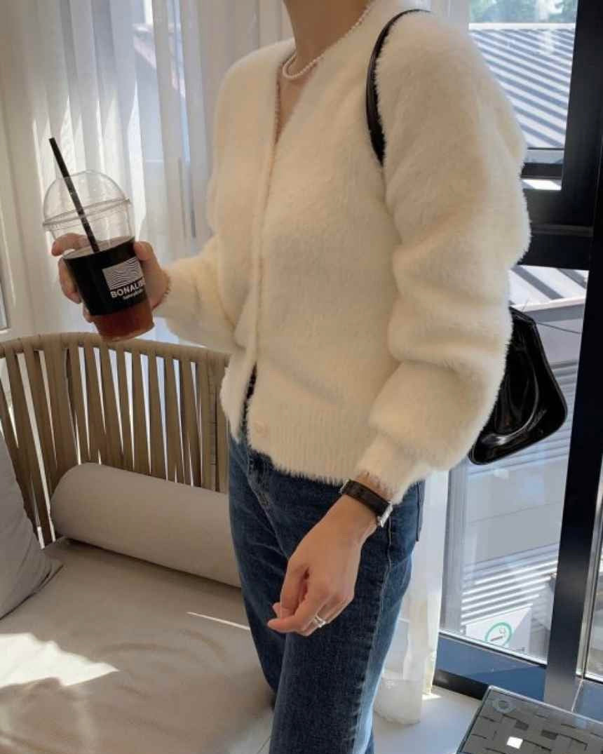 Joo Angora Cardigan