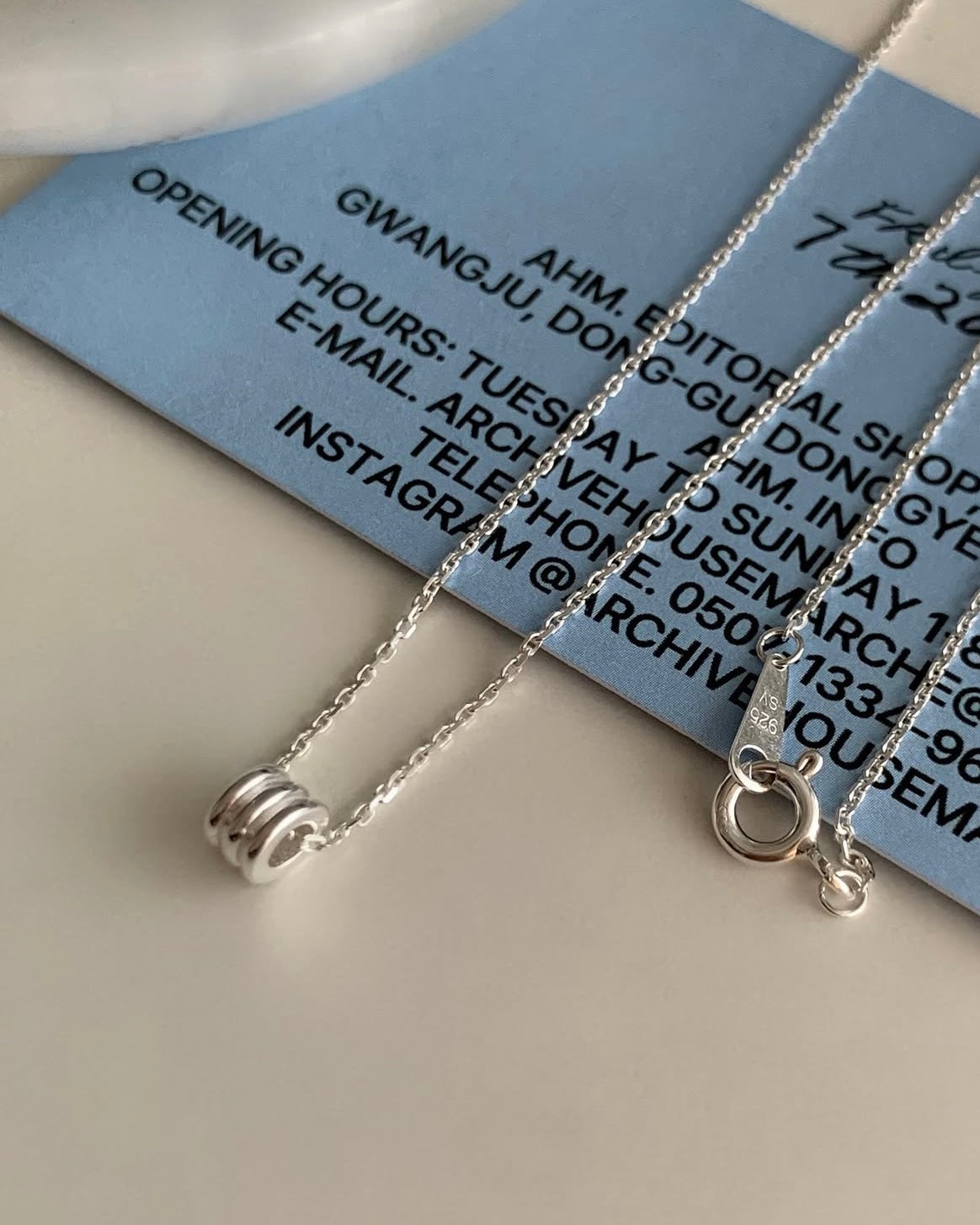 Silver Trio Necklace