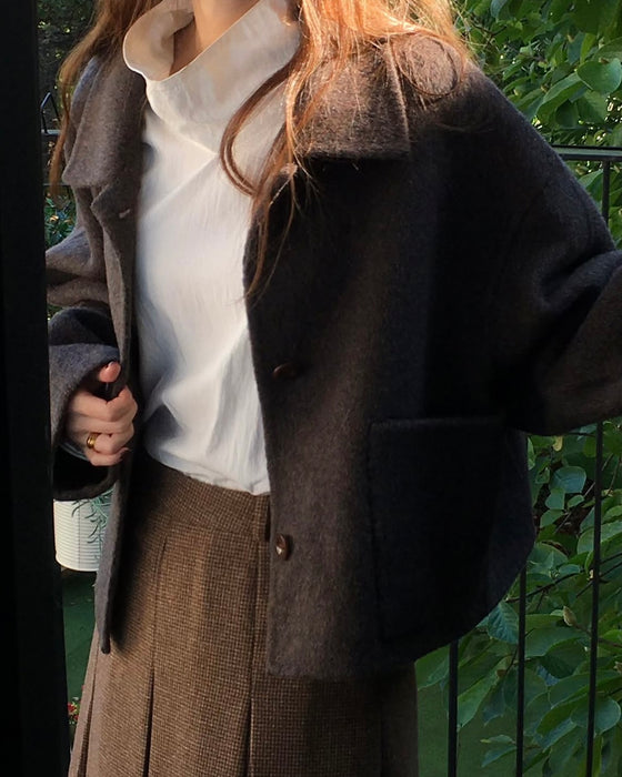 Weasley 80% Wool Short Coat