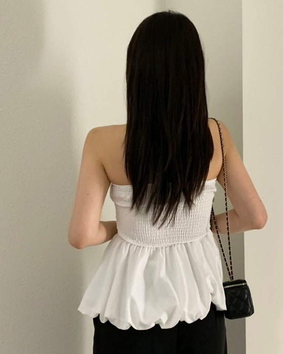 Pumpkin Banding Tube Top