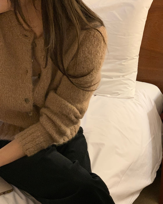 Mui Alpaca Cardigan - 88% Alpaca