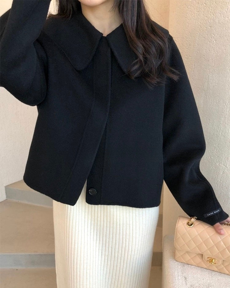 Laura 80% Wool Short Coat