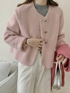 Round Wool Handmade Jacket