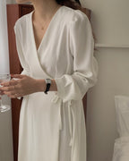 Sia Wrap Long Dress