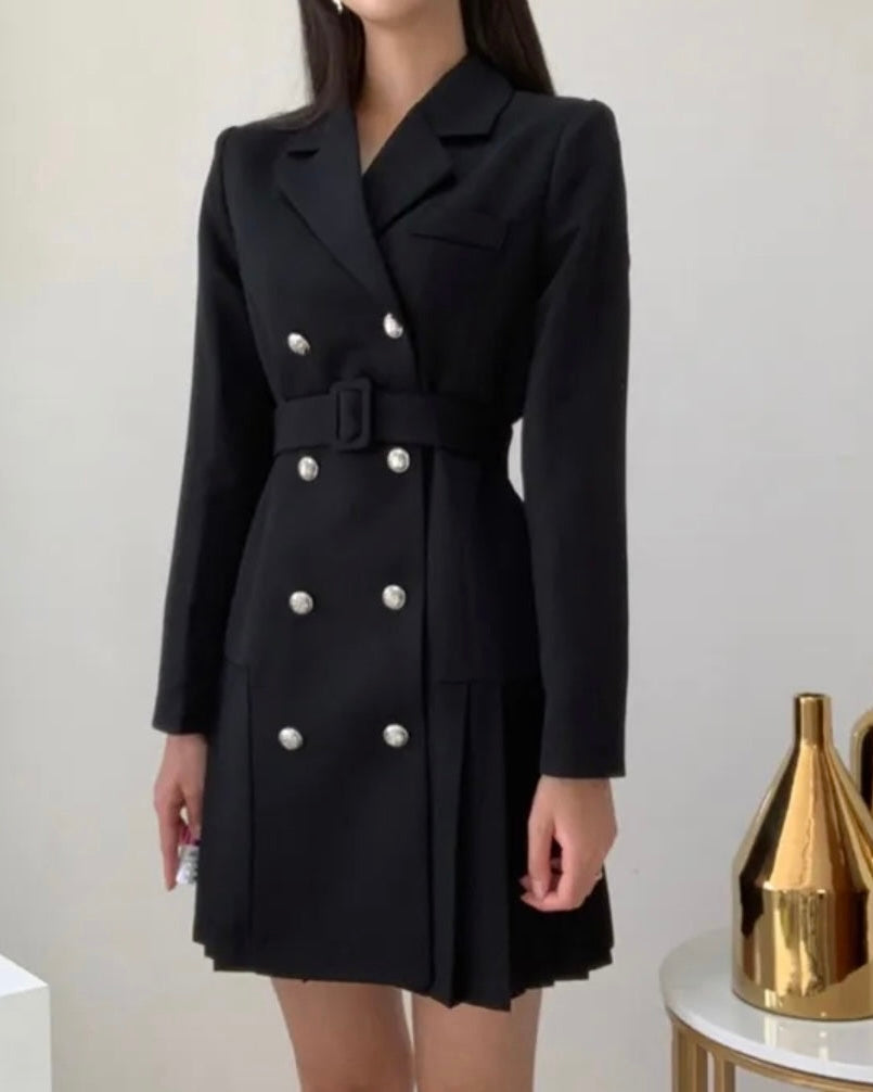 Pleats Jacket Dress