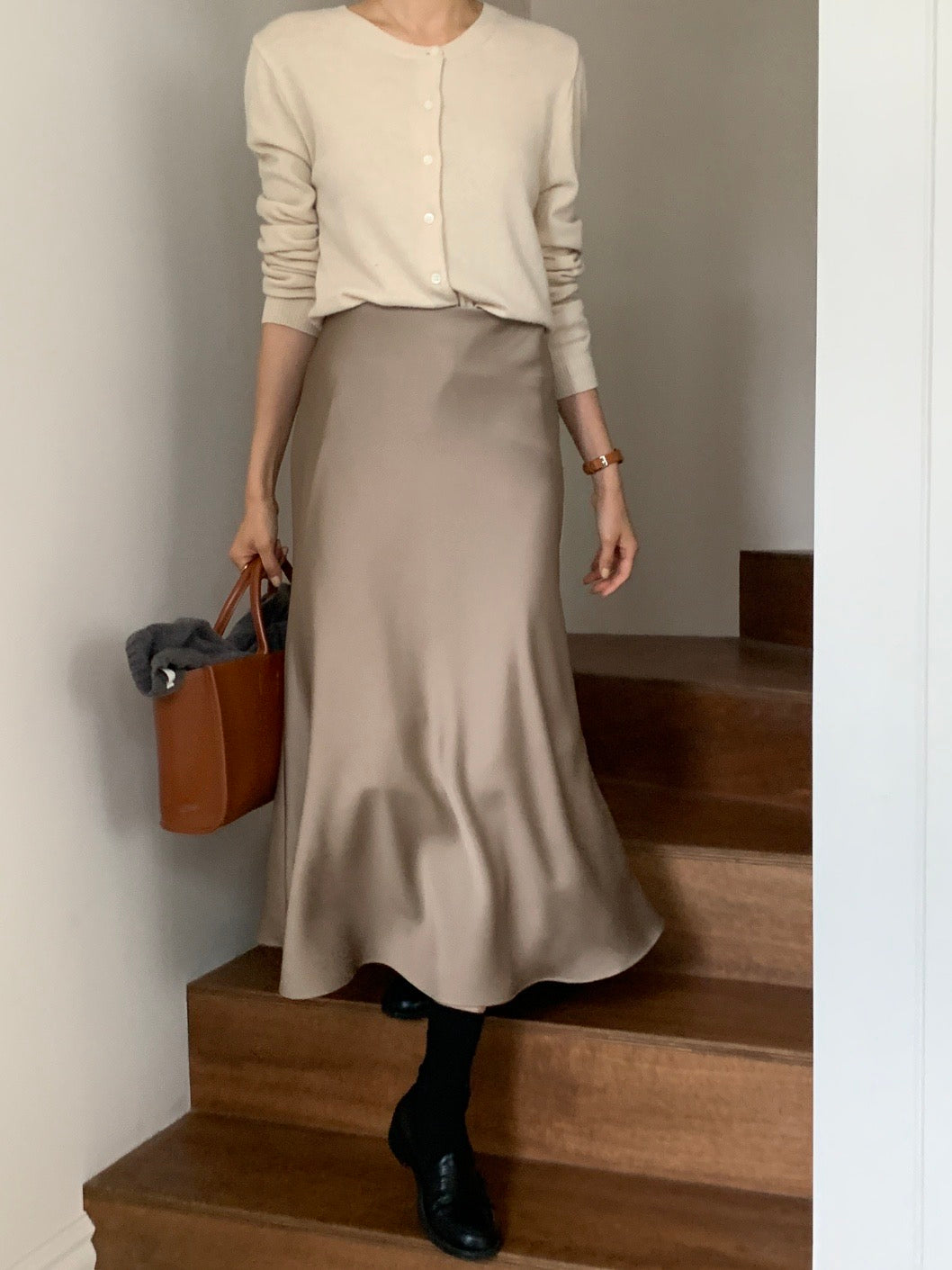 [S,M] Jian Satin Skirt