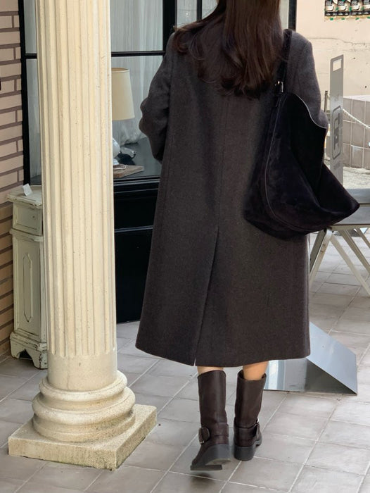Premium Stanford Double 70% Wool Coat