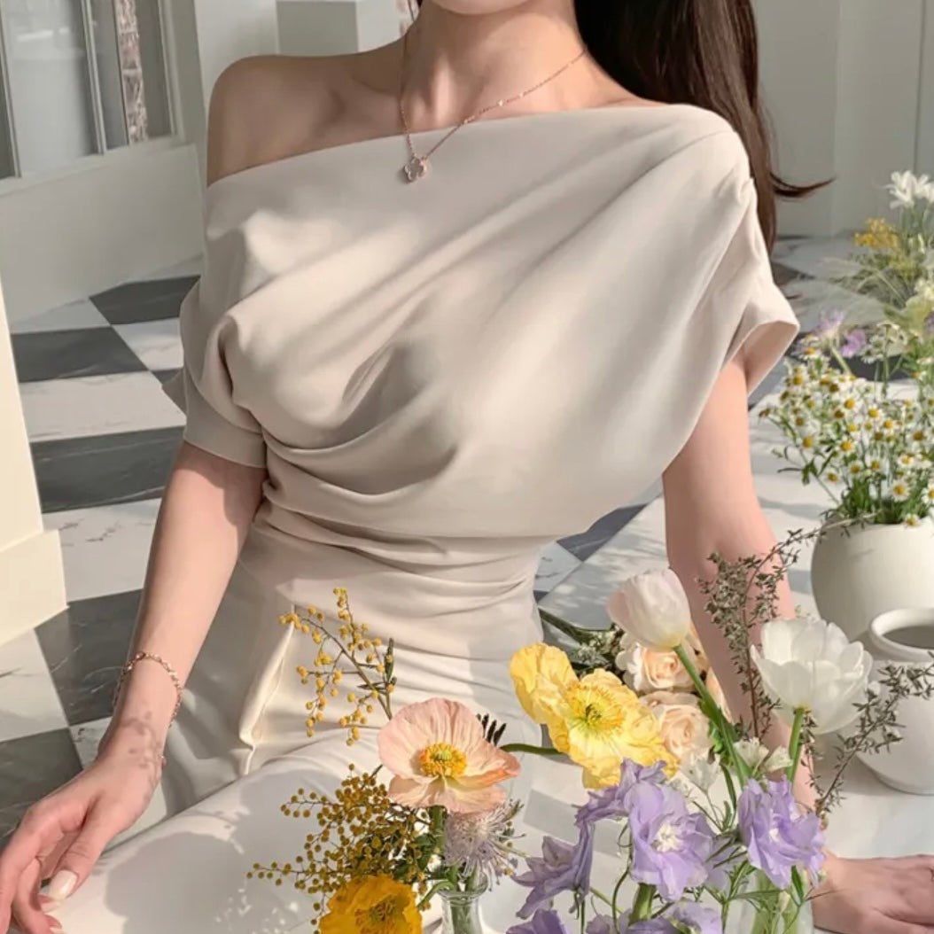 Easel Drape Blouse