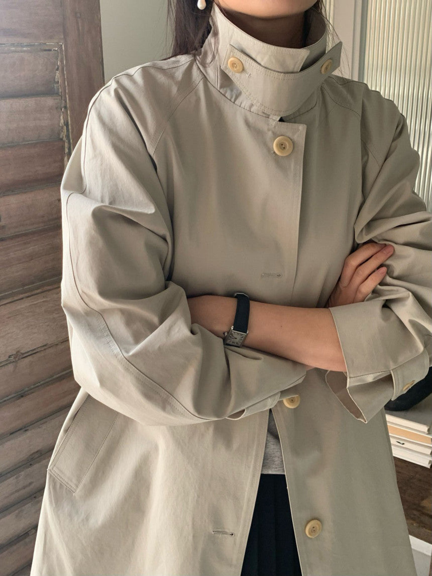 Premium Iena Half Trench Coat