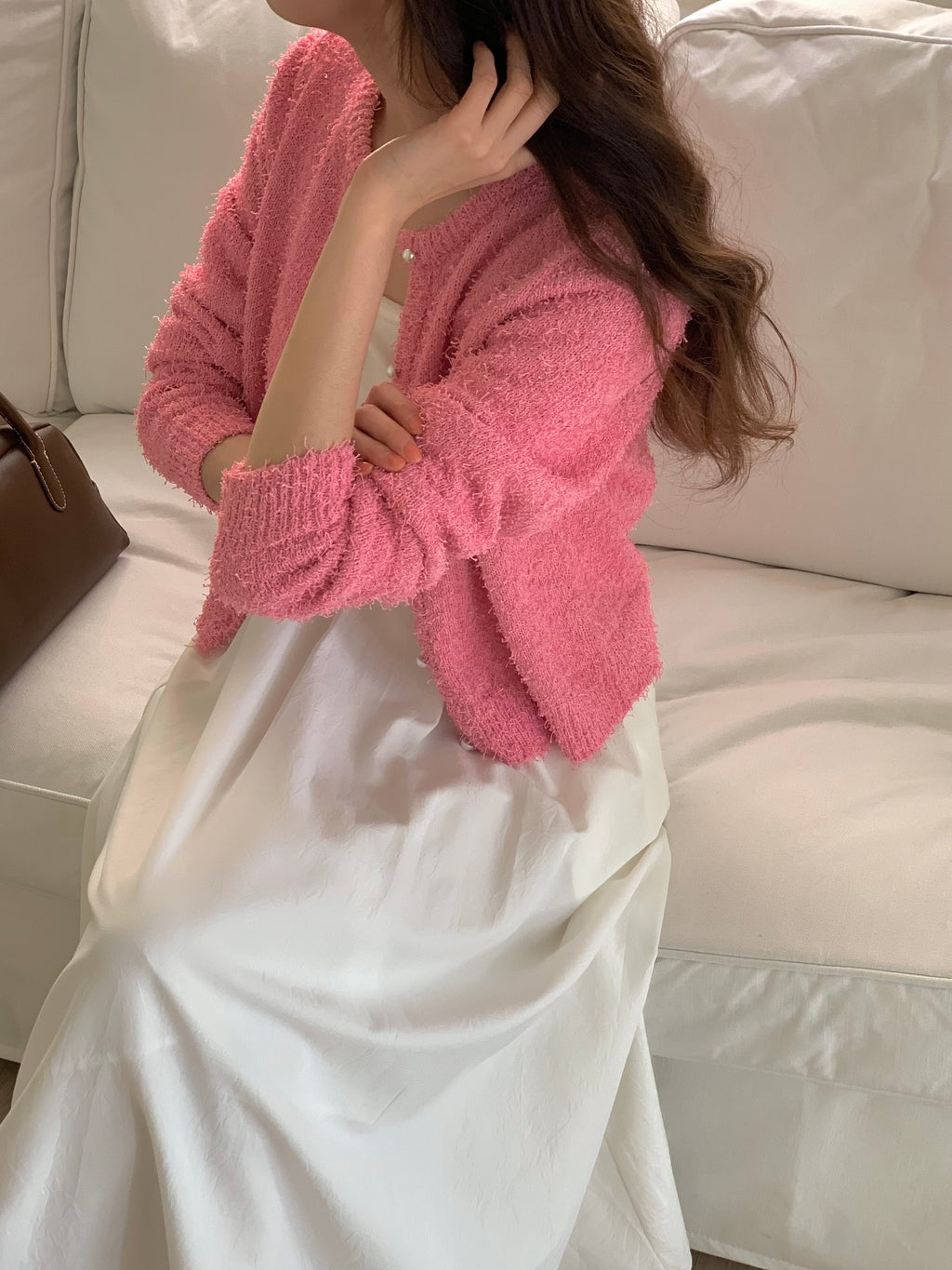 Hari Pearl Button Cardigan
