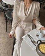 Zoe Drape Blouse