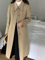 Vin 90% Wool Coat with Padded Vest