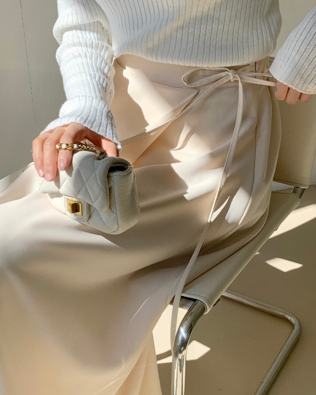 Mimi Ribbon Banding Skirt