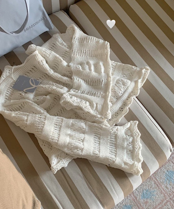 Delicate Cotton Crochet Knit