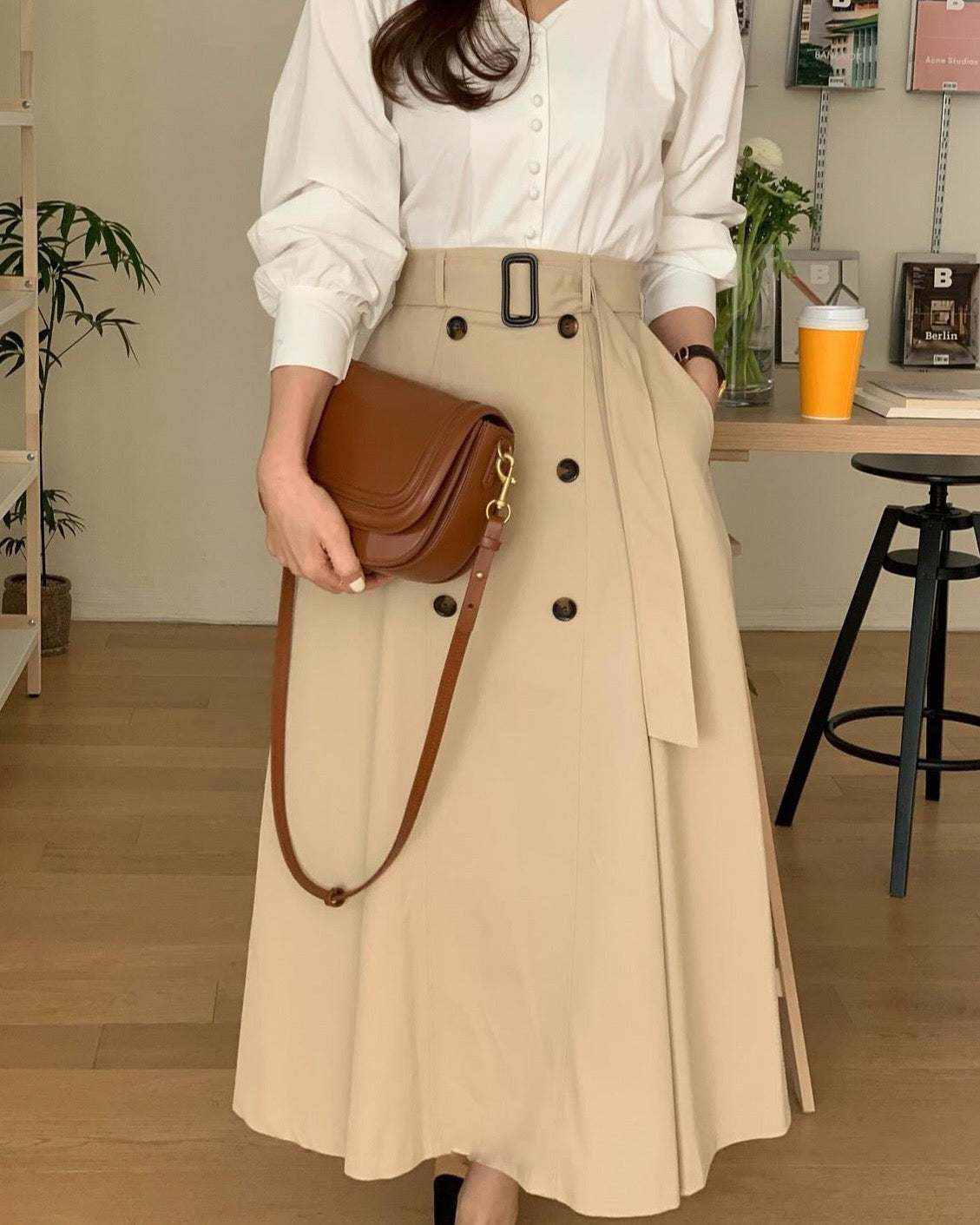 Trench Long Skirt