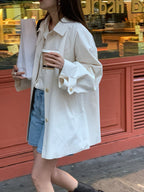 Premium Iena Half Trench Coat