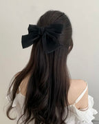 Organza Big Ribbon Hair Clip