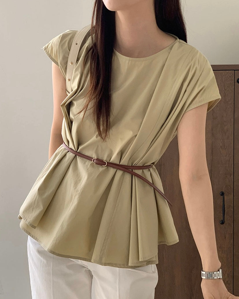 Belle Belt Blouse