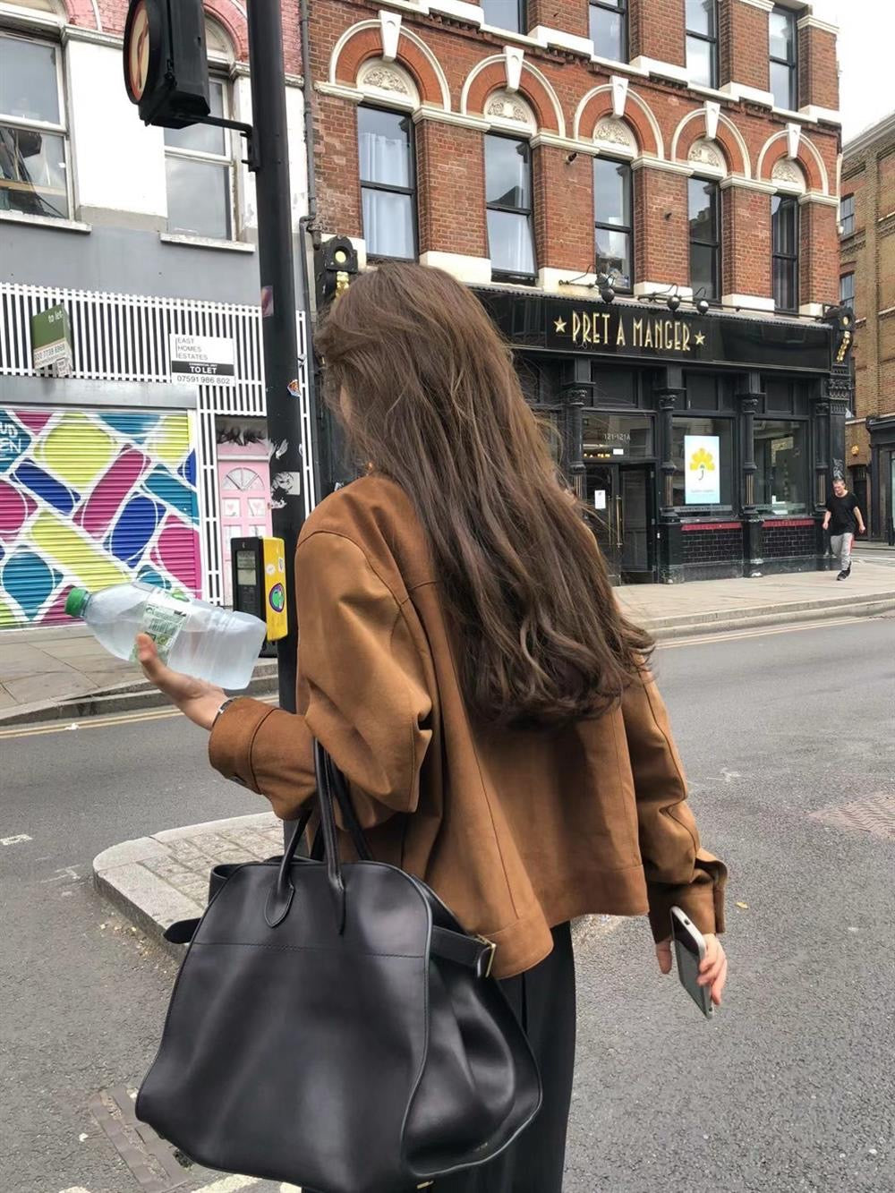 Brick Suede Jacket