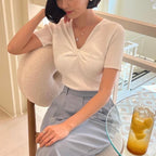 Twist Short Sleeves Knit