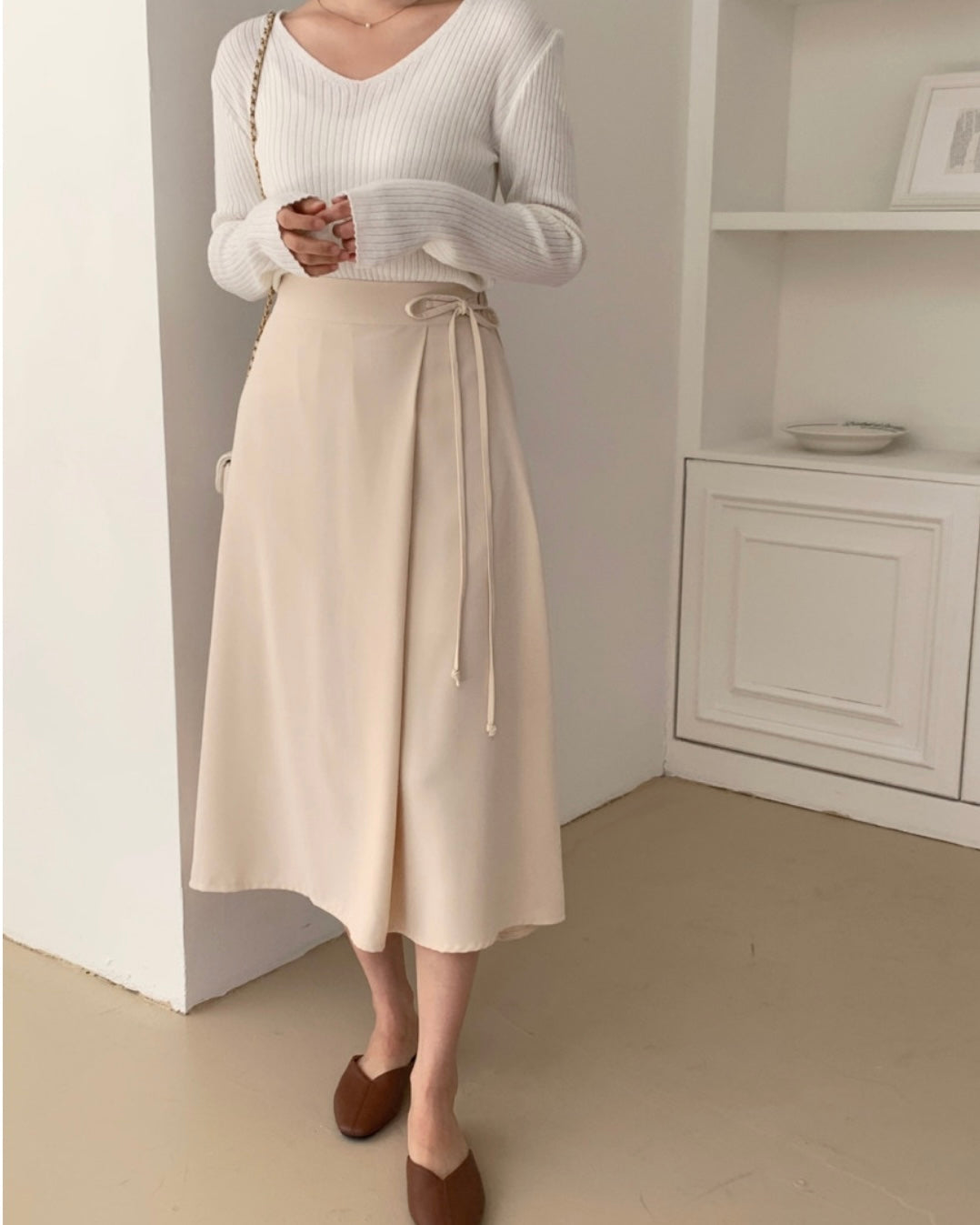 Mimi Ribbon Banding Skirt