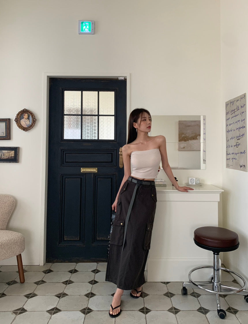 Built-In Padded Banding Tube Top