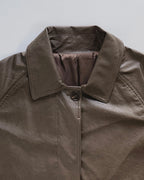 Roel Leather Half Jacket