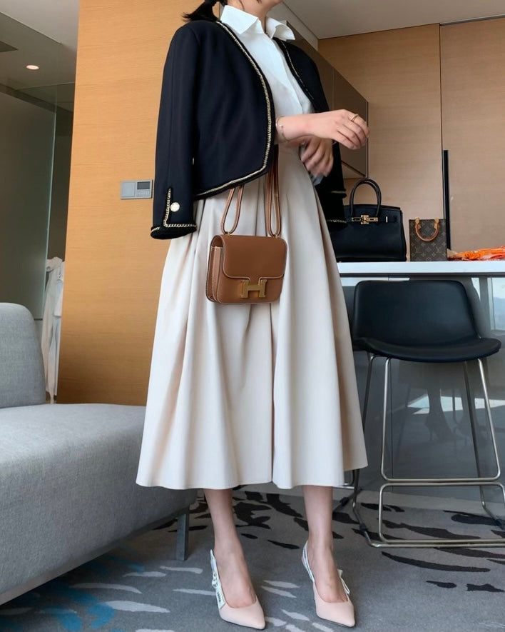 Hepburn Long Skirt