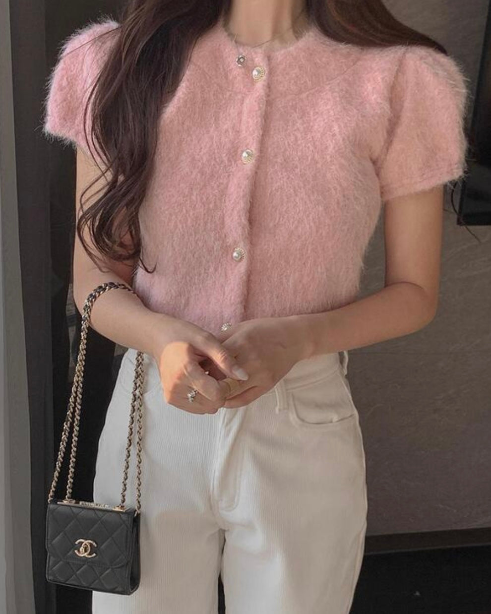 Snow Fur Blouse
