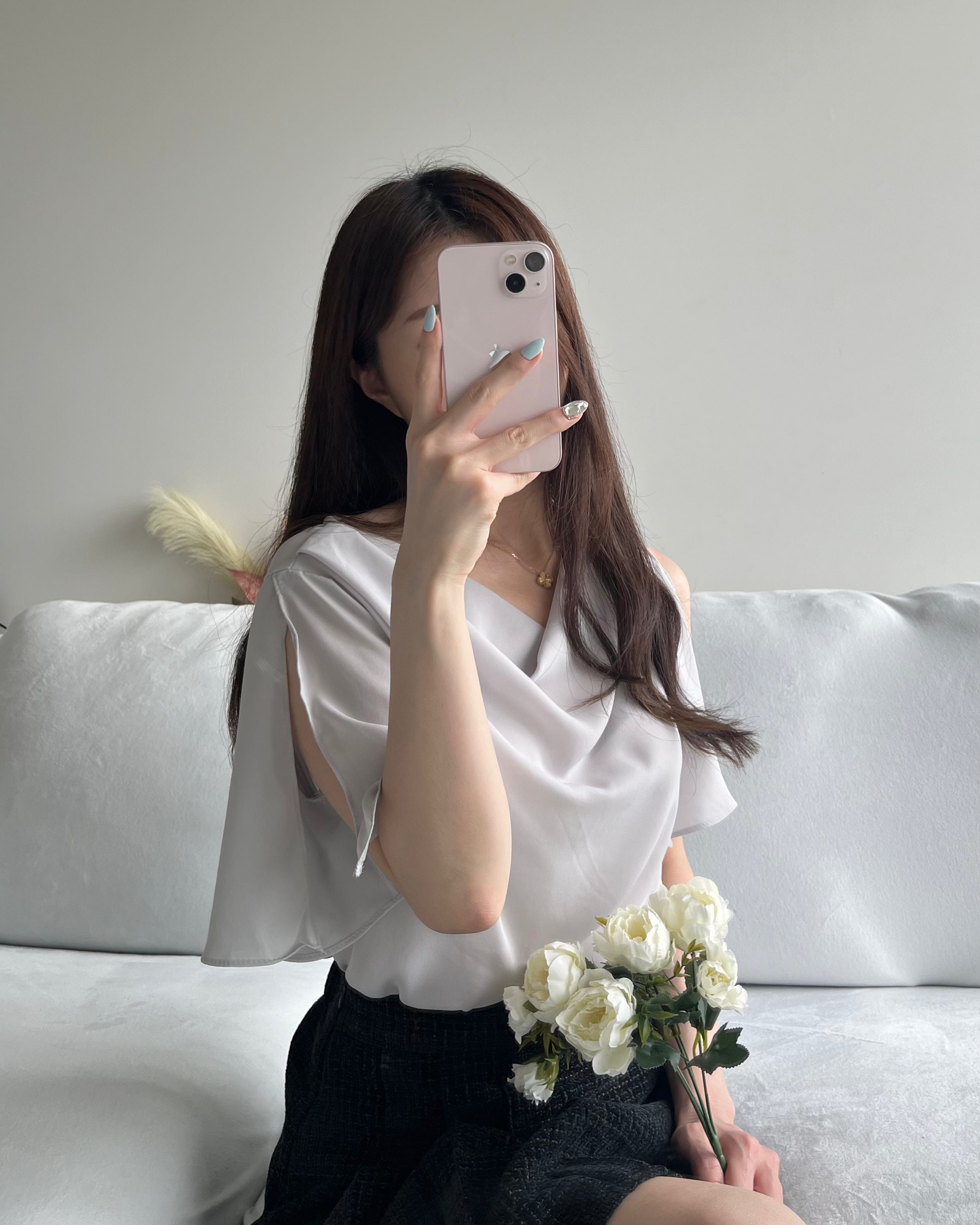 Drape Wing Blouse