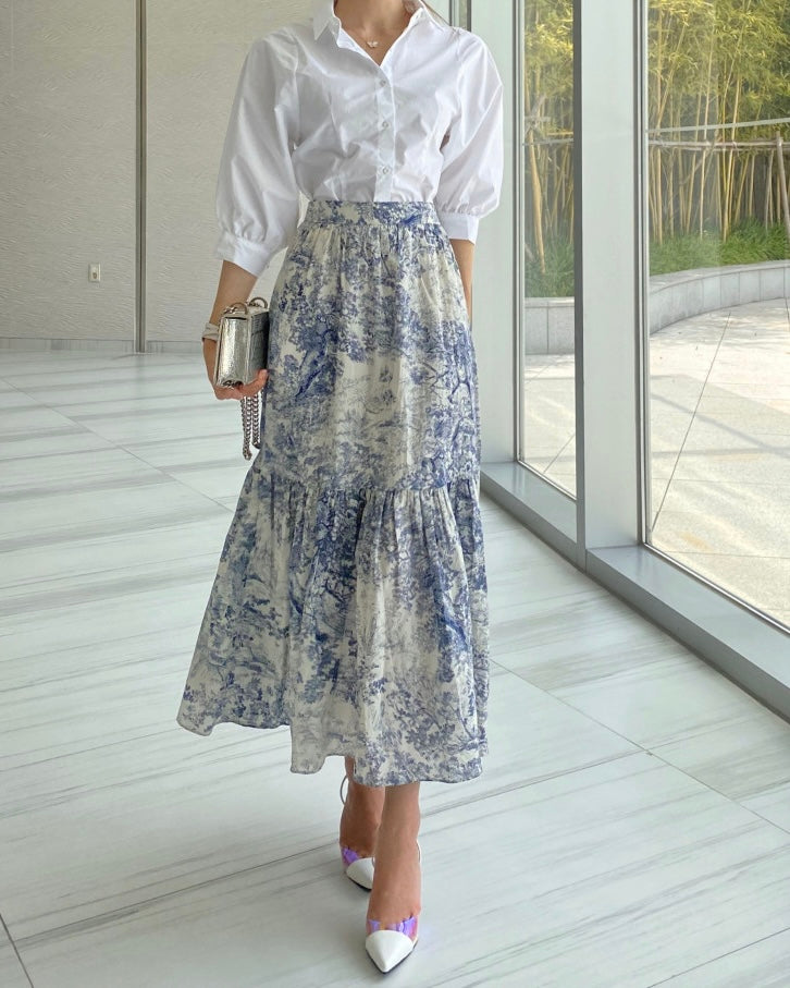 Sketch Long Skirt