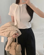 Modal Tie Short-Sleeves