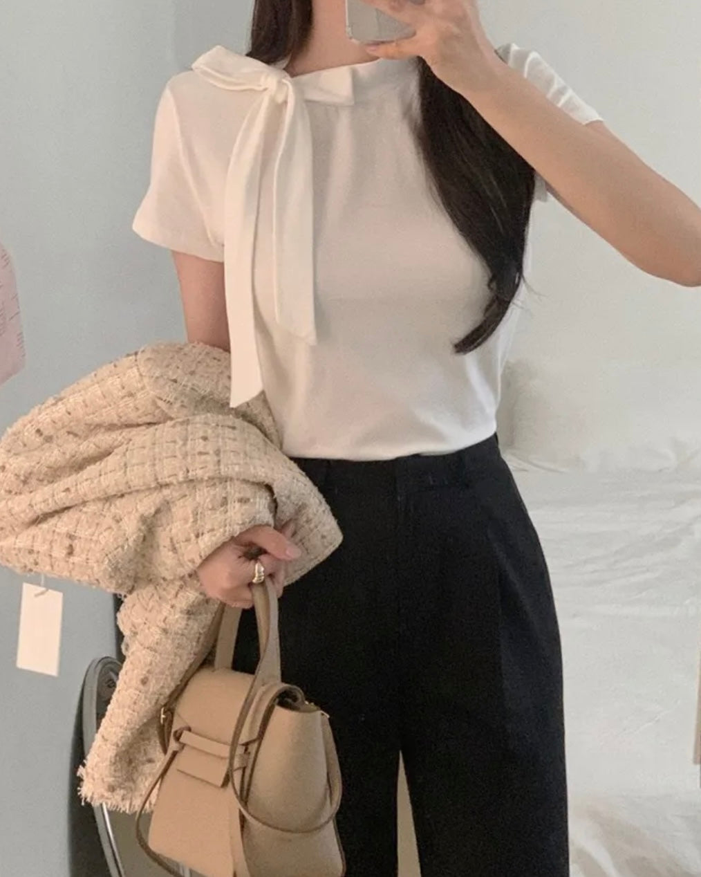 Modal Tie Short-Sleeves
